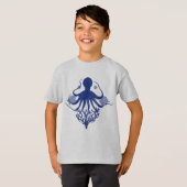 タコ(明るい背景) Tシャツ (正面フル)