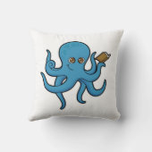 タコ(本あり) クッション (裏面)