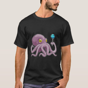 タコ(棒つきキャンデー) Tシャツ