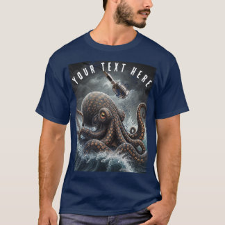 タコ 海洋ミュージシャン  Tシャツ