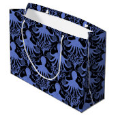 タコ（濃い背景） ラージペーパーバッグ (裏面アングル)