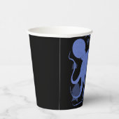 タコ（濃い背景） 紙コップ (右)