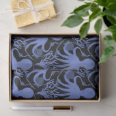 タコ（濃い背景） 薄葉紙 (ギフト)