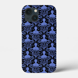 タコ(濃い背景) iPhone 13 MINIケース