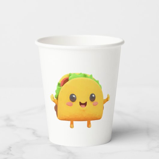 タコ 紙コップ (裏面)