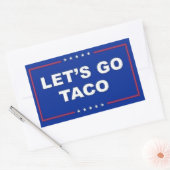 タコ 長方形シール (封筒)