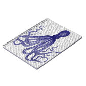 タコ（青） 5 ノートブック (左側)