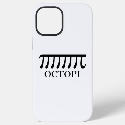 タコ - 面白いパイタコ 数学 iPhoneケース (裏面)
