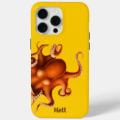 タコ（黄色） Case-Mate iPhoneケース (裏面)