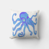 タコ – Lt Blue クッション (正面)