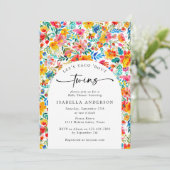 タコ'Bourツインズフローラフィエスタベイビーシャワー 招待状 (スタンド正面)