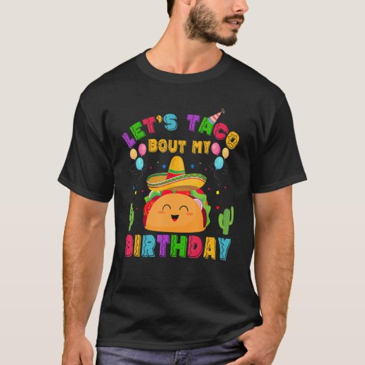 タコBour 2歳の誕生日コスプレMexican Bday Bo Tシャツ (正面)