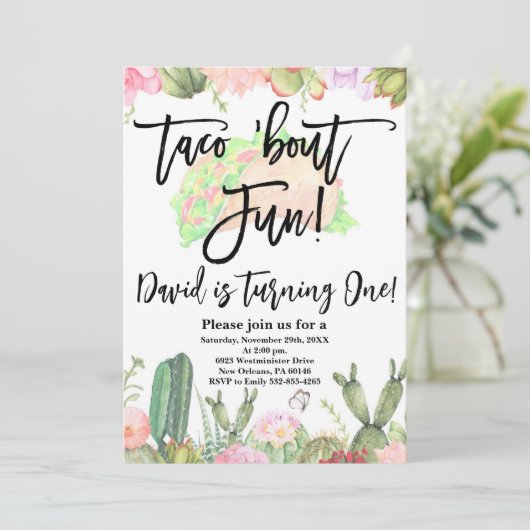 タコ'Boutおもしろい,タコ'Boutおもしろいサボスファースト・フィエスタ 招待状 (スタンド正面)