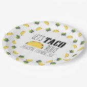 タコBoutバースデーパーティー ペーパープレート (アングル)