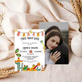 タコ'Boutラブカップルのシャワーサボテン 招待状