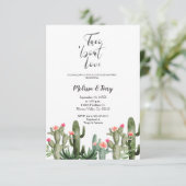 タコ'Love Mexican Fiestaカップルのシャワー 招待状 (スタンド正面)