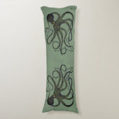 タコonセージ緑 – 抱き枕 (正面縦)