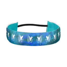 タコon Blue-green 1.5インチ – ヘッドバンド
