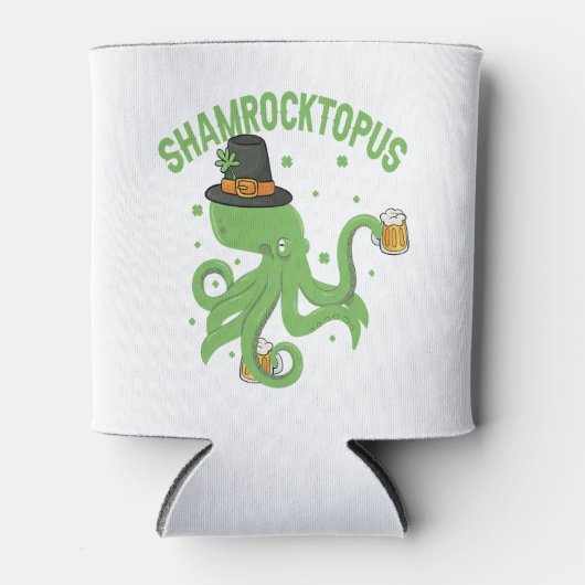 タコSt patricks dayシャムロッコパスレプレシャン 缶クーラー (正面)