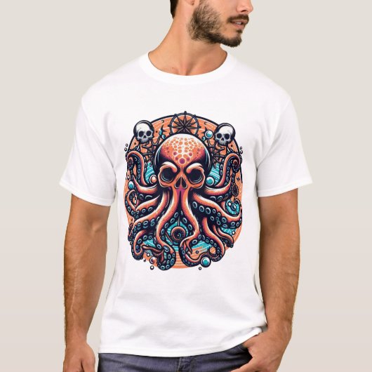 タコTシャツデザイン Tシャツ (正面)
