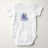 タコTシャツ ベビーボディスーツ (裏面)