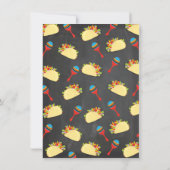 タコTwosday火曜日メキシカンフィエスタ2nd誕生日 招待状 (裏面)