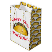 タコTWOSday火曜日2nd誕生日パーティーフェスタ ミディアムペーパーバッグ (正面アングル)