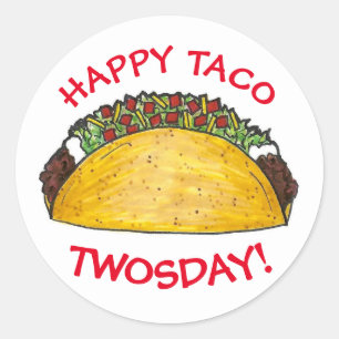 タコTWOSday火曜日2nd誕生日パーティーフェスタ ラウンドシール