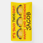 タコTWOSday火曜日2nd誕生日パーティーフェスタ 横断幕 (縦)