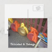 タサス、トリニダード・トバゴ ポストカード (正面/裏面)