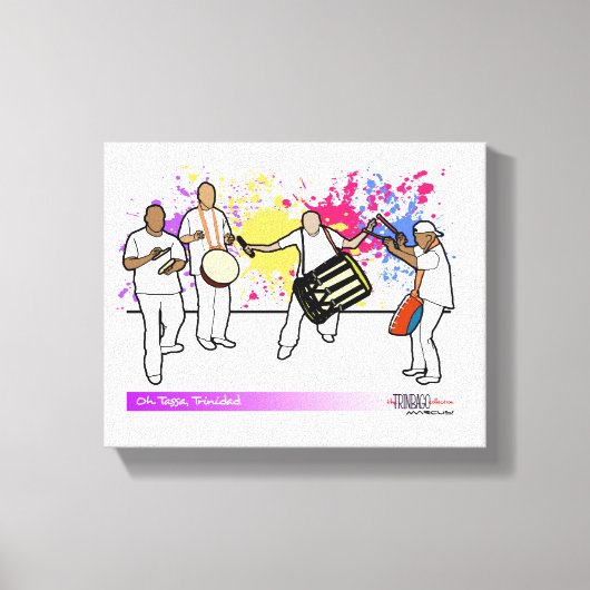 タサバンド、トリニダード・トバゴ キャンバスプリント (正面)