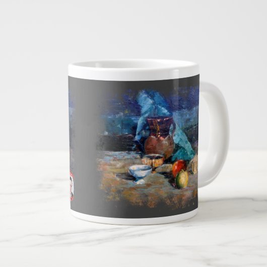 タザデカフェジガンテボデゴンアエスパトラ ジャンボコーヒーマグカップ (正面右)