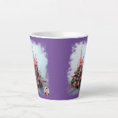 タザデカフェラテプルポアラガレガ カフェラテマグ (正面)