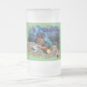 タザデクリスタルエスメリラドボデゴンアエスパルトラ フロストグラスビールジョッキ (中央)