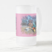 タザデクリスタルエスメリラドボデゴンアエスパルトラ フロストグラスビールジョッキ (正面右)