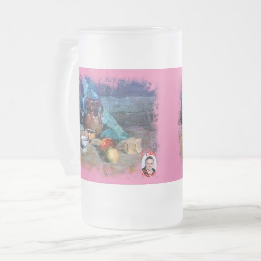 タザデクリスタルエスメリラドボデゴンアエスパルトラ フロストグラスビールジョッキ (正面左)