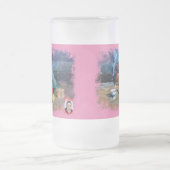 タザデクリスタルエスメリラドボデゴンアエスパルトラ フロストグラスビールジョッキ (中央)