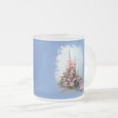 タザデクリスタルエスメリラドボデゴンデフロレス フロストグラスマグカップ (正面右)