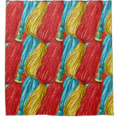 タシカラフルール シャワーカーテン (正面)