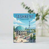 タシケント ウズベキスタン ポストカード (スタンド正面)