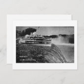 タシュムーオーバーナイアグラ滝ヴィンテージトリックフォト ポストカード (正面/裏面)