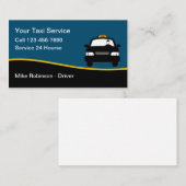 タシンプルクシーサービス気に及び採用 名刺 (正面/裏面)