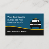 タシンプルクシーサービス気に及び採用 名刺 (正面)