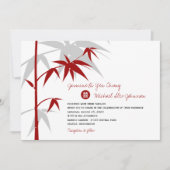 タシンプルンボモダン結婚ーツリー 招待状 (正面)