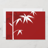 タシンプルンボモダン結婚ーツリー 招待状 (裏面)