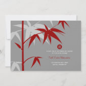 タシンプルンボモダン結婚ーツリー 招待状 (裏面)