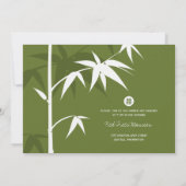 タシンプルンボモダン結婚ーツリー 招待状 (裏面)