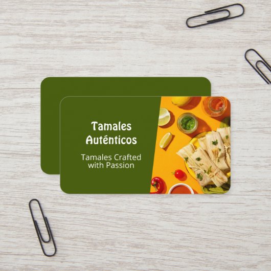 タジェタスデネゴシオタマレス 名刺 (正面/裏面インサイチュ)