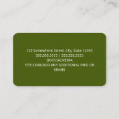 タジェタスデネゴシオタマレス 名刺 (裏面)