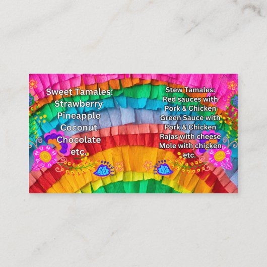 タジェタスデネゴシオタマレス 名刺 (裏面)